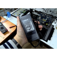 Блок питания для Asus K55VJ с сетевым кабелем