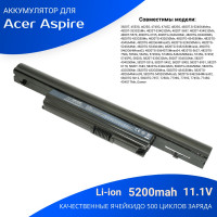 Аккумулятор для Acer Aspire 3820T 5200mAh