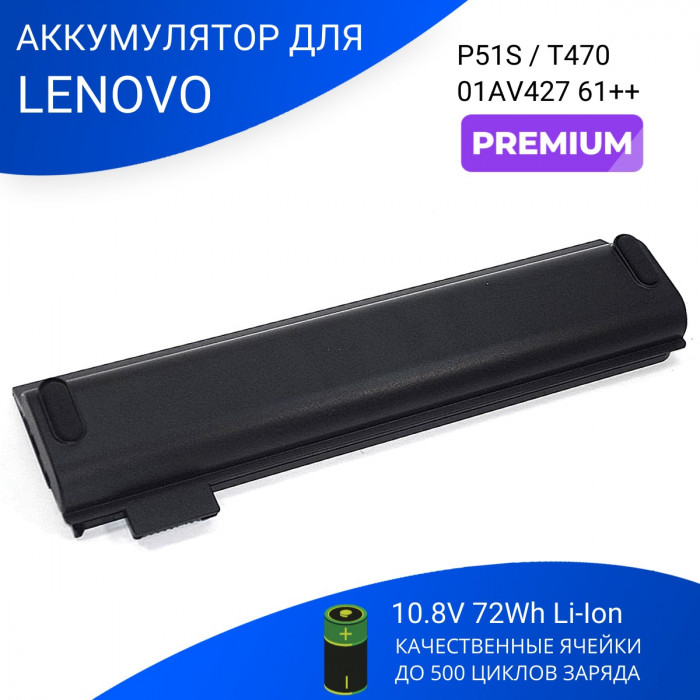 Батарея для Lenovo Thinkpad P52s (72Wh) Premium
