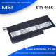 Аккумулятор для ноутбука MSI GF63 (BTY-M6K) 11,4V 52,4Wh