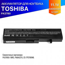 Аккумулятор для Toshiba Portege T110, T115, T130, T131, Satellite T110, T115, T130, T135, Pro T110, T130 Series. 11.1V 4400mAh. PN: PA3780U-1BRS, PABAS215