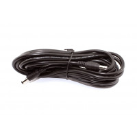 Кабель DC 5.5x2.5 18 AWG папа-папа 5 м с прямым штекером