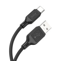 Кабель USB - Type-C HOCO X90 Cool, 1.0м, 3.0A, цвет: чёрный