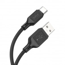 Кабель USB - Type-C HOCO X90 Cool, 1.0м, 3.0A, цвет: чёрный
