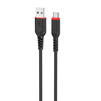 Кабель USB - Type-C HOCO X59 Victory, 2.0м, 3,0А, цвет: чёрный