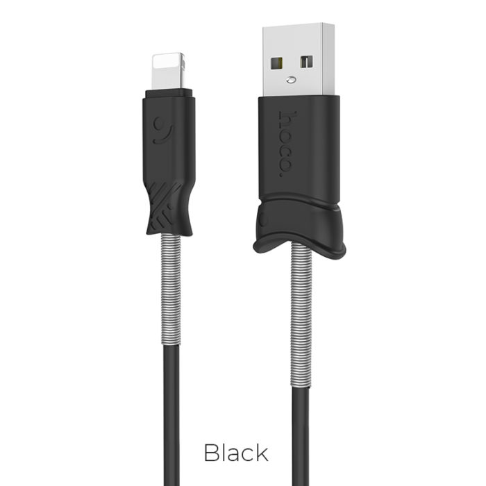 Кабель HOCO X24 pisces charging data cable lightning black