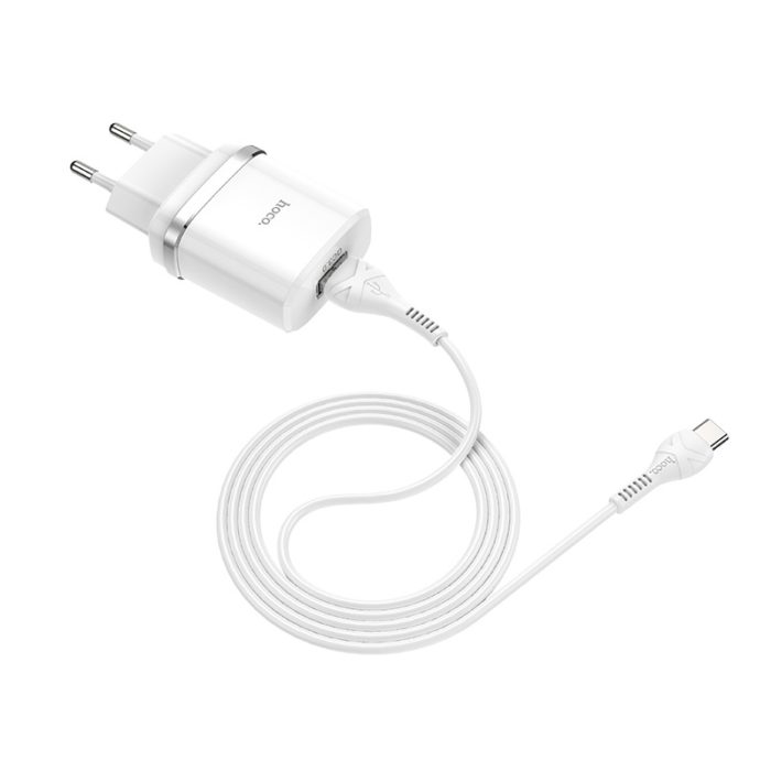 СЗУ HOCO C12Q Smart QC3.0 Type-C white