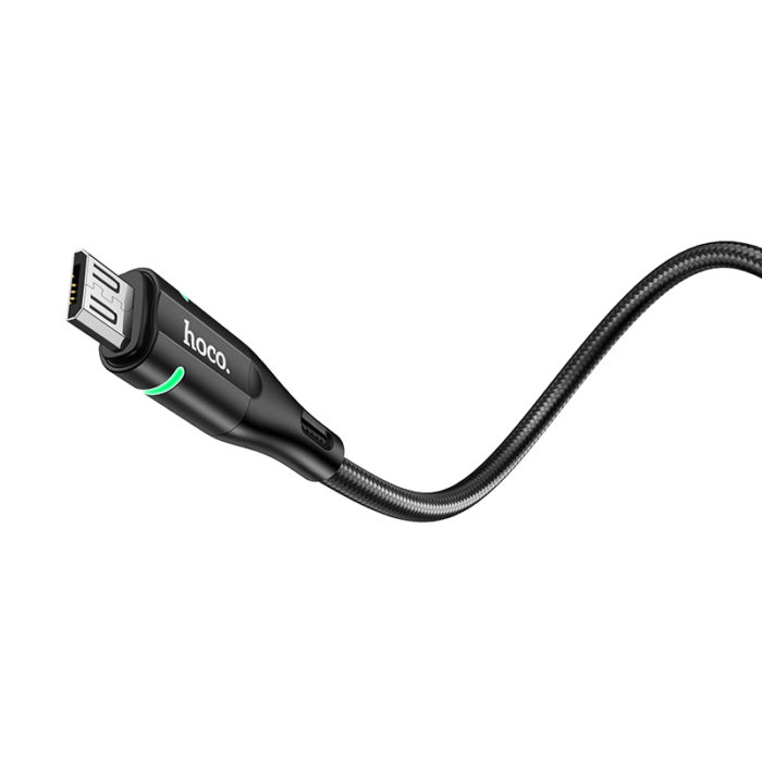 Кабель MicroUSB HOCO U93 Shadow charging data cable for Micro black