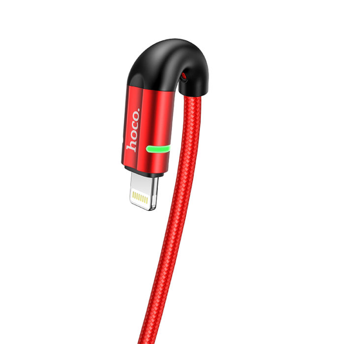 Кабель HOCO U93 Shadow charging data cable for iP red