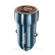 АЗУ HOCO Z46A Blue whale PD20W+QC3.0 car charger sapphire blue