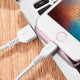 Кабель Lightning HOCO X13 Easy lightning 1m white