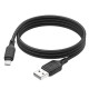 Кабель MicroUSB HOCO X90 Cool silicone charging data cable for Micro black