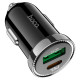АЗУ HOCO Z44 Leading PD20W+QC3.0 car charger black