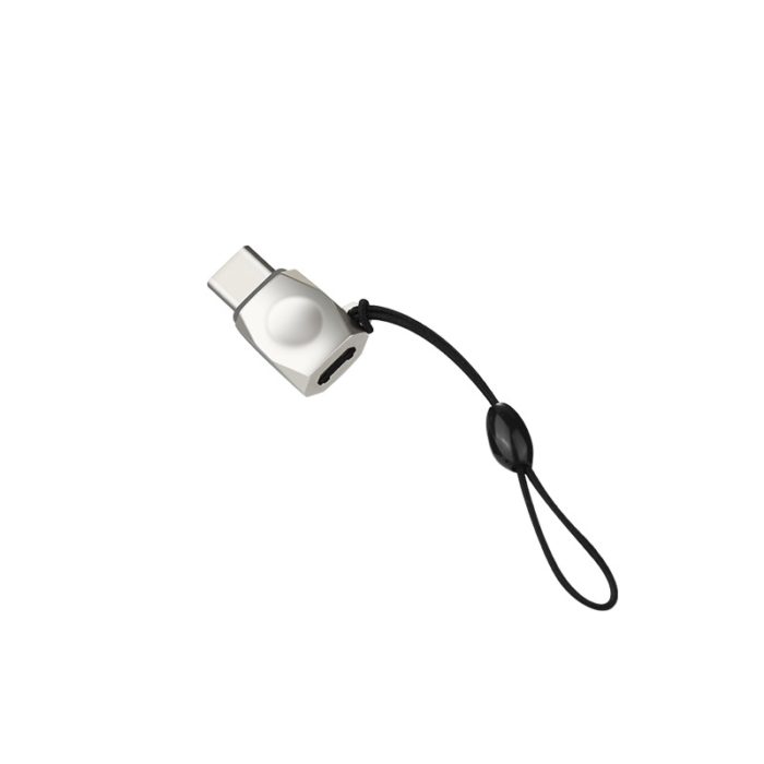 Кабель HOCO OTG UA8 Type-C adapter (Micro USB to Type-C)Pearl nickel