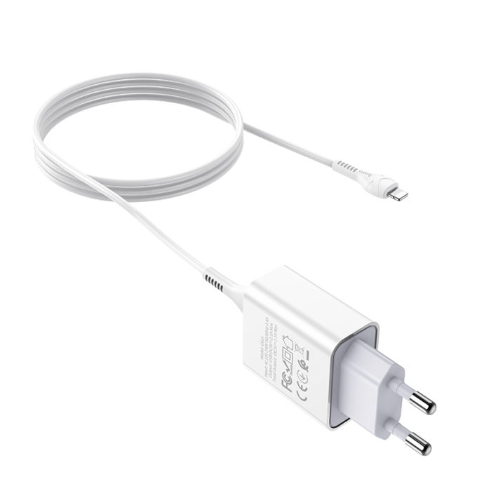 СЗУ HOCO C81A Asombroso single port charger set 2.1A (iP)(EU) white