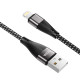 Кабель HOCO X57 Blessing charging data cable for iP black
