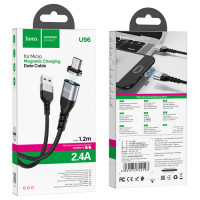 Кабель HOCO U96 Micro Traveller magnetic charging data cable