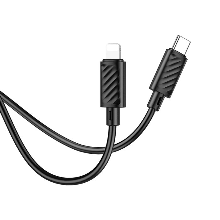 Кабель HOCO X88 Gratified PD charging data cable for iP(packaged) black