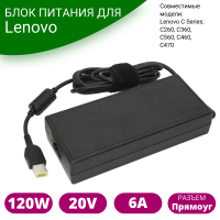 Блок питания для Lenovo PA-1121-72 120W прямоугольный