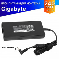 Зарядка (блок питания, адаптер) для Gigabyte AERO 16 OLED 2023 (240W)