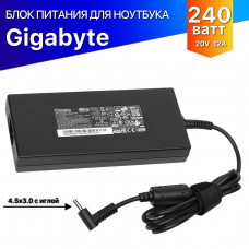 Зарядка (блок питания, адаптер) для Gigabyte AERO 16 OLED 2023 (240W)