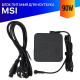 Блок питания (зарядка) для ноутбука MSI 90 Ватт (19V / 4.74A) 5.5*2.5мм с сетевым кабелем