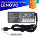 Блок питания (зарядка) для ноутбука Lenovo 90 Ватт (20V/4.5A) прямоугольный