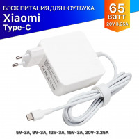 Блок питания для ноутбука 65W (20V/3.25A) Type-C