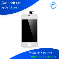 Модуль (матрица + тачскрин) для Apple iPhone 4 белый