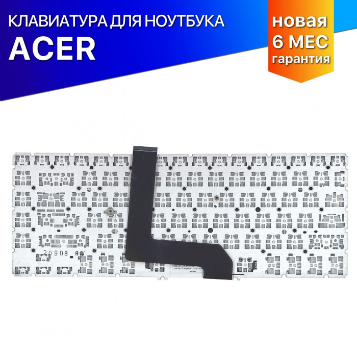 Клавиатура для ноутбука Acer Aspire M5-481PTG, M5-481TG черная с подсветкой