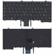Клавиатура для ноутбука Dell Latitude E7240 черная с подсветкой и pointstick