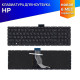 Клавиатура для HP 15-BS570UR черная с подсветкой