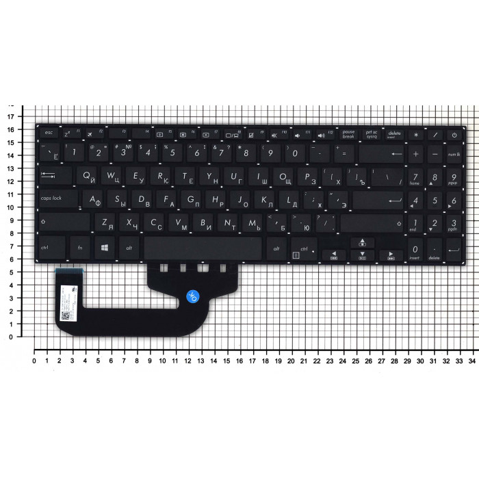 Клавиатура для Asus X507 X507MA X507U X507UA X507UB черная
