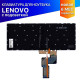 Клавиатура для ноутбука Lenovo IdeaPad S340-14API серая с подсветкой