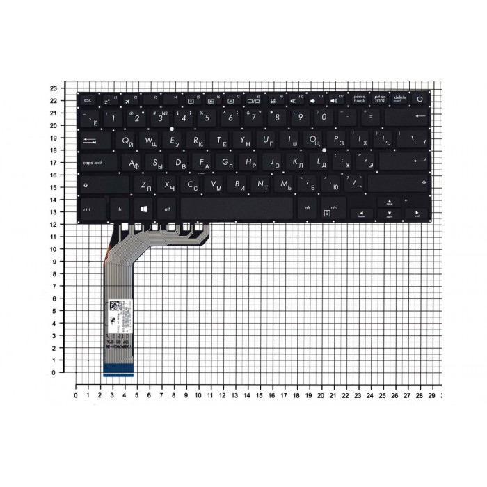 Клавиатура для ноутбука Asus Vivobook 14 X407MA черная