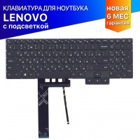Клавиатура для Lenovo IdeaPad Gaming 3 15ACH6 черная с подсветкой