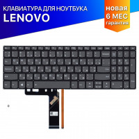 Клавиатура для Lenovo IdeaPad 720s-15IKB серая с подсветкой