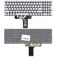 Клавиатура для HP 15-EH0000UR серебристая с подсветкой