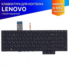 Клавиатура для Lenovo IdeaPad Gaming 3 15ACH6 с белой подсветкой