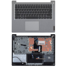 Клавиатура для Lenovo IdeaPad 3-14ITL05 топкейс Синий
