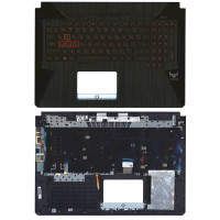 Клавиатура для ноутбука Asus TUF FX705 черная топ-панель