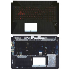 Клавиатура для ноутбука Asus TUF FX705 черная топ-панель