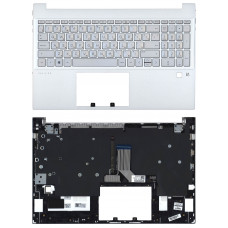 Клавиатура для HP Pavilion 15-EG 15-EH Серебро топкейс FPR NO/SD