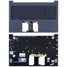 Клавиатура для HP Pavilion 15-EG 15-EH Синий топкейс
