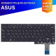 Клавиатура для Asus ZenBook UX330CA черная с подсветкой 3-screw version