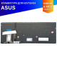 Клавиатура для Asus ZenBook UX330CA черная с подсветкой 3-screw version