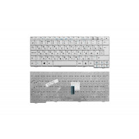 Клавиатура для Acer Aspire One 531, A110, A150, D150, ZG5 Series. Г-образный Enter. Белая, без рамки. PN: 9J.N9482.00R.