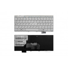 Клавиатура для Lenovo IdeaPad S9, S9e, S10, S10e Series. Плоский Enter. Белая, без рамки. PN: 25-008151.