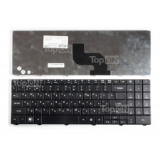 Клавиатура для Acer Aspire 5516, 5517, 5332, 5532, 5732 Series. Плоский Enter. Черная, без рамки. PN: MP-08G63SU-698.