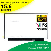 Матрица для Asus X509M узкая плата FullHD IPS Гамма 72% NTSC